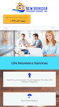 Mobile Screenshot of new-horizon-insurance.com